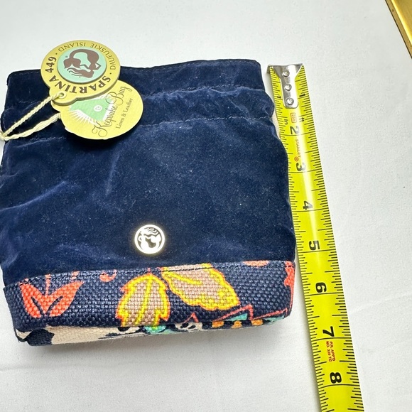 NWT - Spartina 449 Blue Elegant Design Keepsake Bag - Picture 6 of 10